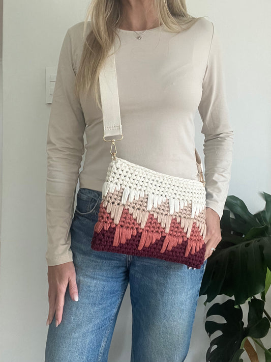 Burgundy Crossbody Bag