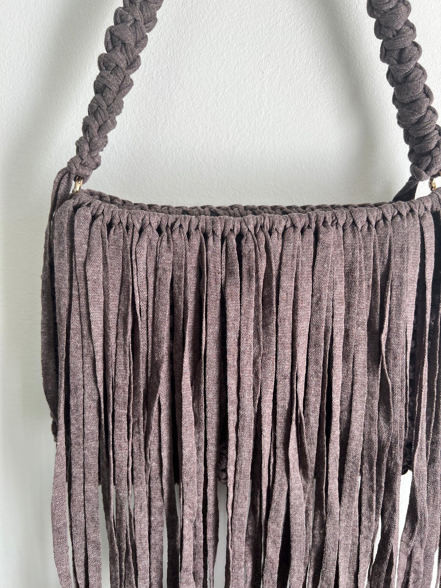 Cocoa Crossbody Bag with long Tassles